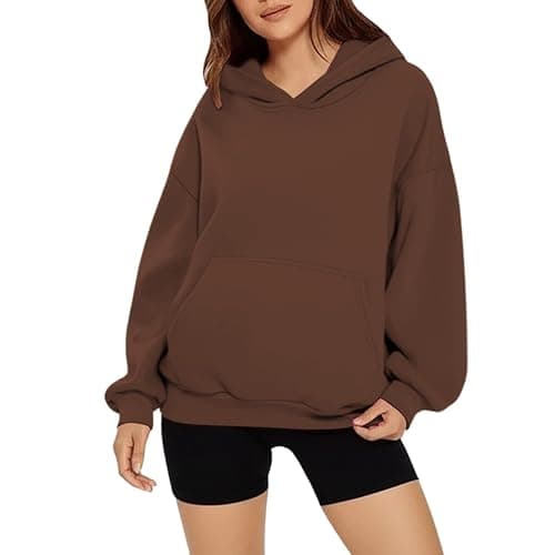 XINGJIAARTS Mockneck Sweatshirt Women Long Sleeve Fleece Top Pullover Hoodies For Women Sweater Shirts With Side Pockets New thumbnail 3