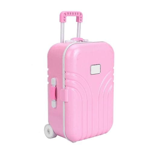 Pongnas Baby Suitcase Play Toy, Cute Mini Travel Suitcase Box Plastic Rolling Mini Luggage Box Play Accessoriespiece 15.5 x 10.5 x 7cm () - Image 1