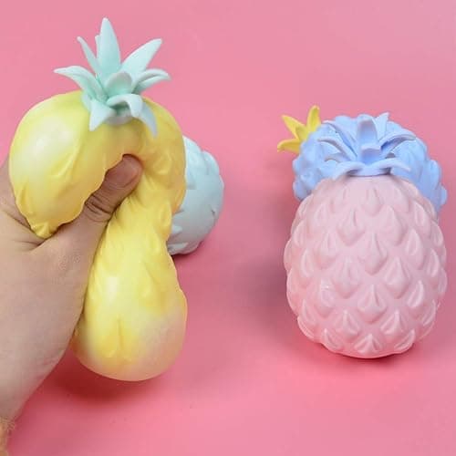 Pineapple Anti Stress Squeeze Ball Funny Vent Relief Toys for Stress Balls thumbnail 3