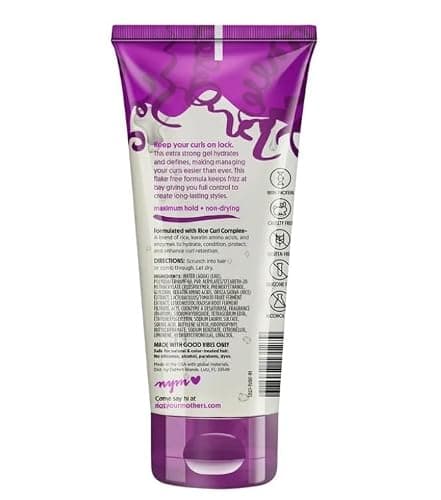 Curll Tallk Yours Not Mother Flash Freeze Hair Gel, Extra Strong Hold Level ~ 5, 6 Fl Oz ~ (Pack Of 1) thumbnail 5