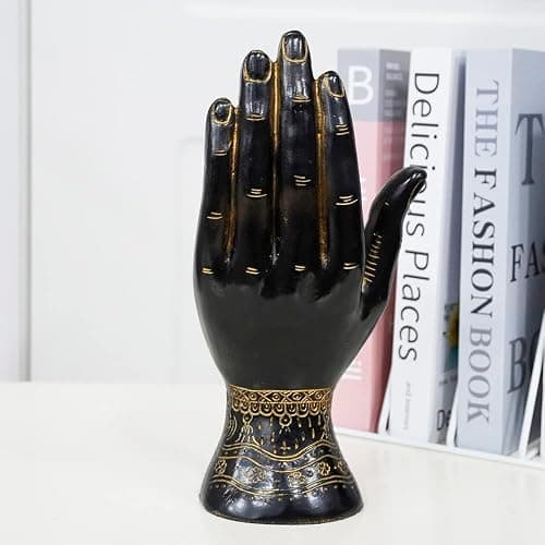 Skyant Palmistry Hand Resin Decor (Black) thumbnail 8