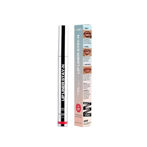 Sacheu Lip Liner STAY-N Peel Off Lip Stain — Long Lasting Matte Lip Tattoo Transfer Proof Lipstain Infused with Hyaluronic Acid & Vitamin E for All Skin Types — Vegan & Cruelty-Free, leftonRED thumbnail 8