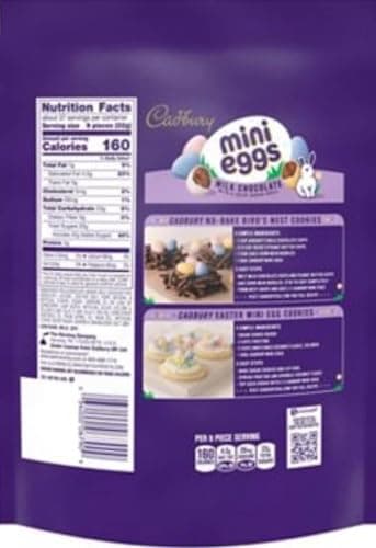 Cudbury Mini Eggs Large Size Bag- 42 ounces thumbnail 2
