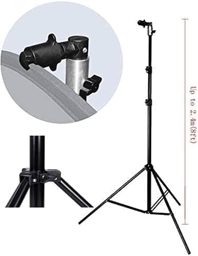 Kate 8ft Collapsible Background Stand Kit for Pop Up Backdrops Tripod Frame with Clamp for Chroma Key Green Screens, Foldable Reflectors Photography Lighting Stand thumbnail 2