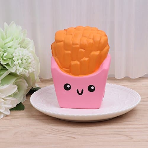 Slow Rising Squishy French Fries Toy, Cute Squeeze Toys for Kids, Easter Gifts for Girls & Boys, Sensory Fidget Squishies, Craft Kits for Ages 6-9, 8 & 10 Year Old Girl Birthday Gifts (Random One) thumbnail 2