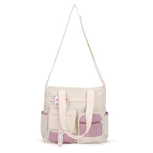 Phaoullzon Crossbody Cute Bag for Teens Kawaii Messenger Purse Nylon Shoulder Tote Bags thumbnail 7