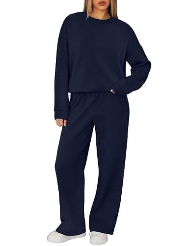 XIEERDUO Sweatsuits Women 2 Piece Outfit Matching Lounge Sets Fall Outfits 2025 Fashion Clothing Crewneck Track Suits thumbnail 3