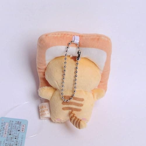 Mini Toast Cat Plush Toy Stuffed Animal Doll Cute Cat Pendant Plush Animal for Children Birthday Gift Home Decoration Bag Accessories thumbnail 4