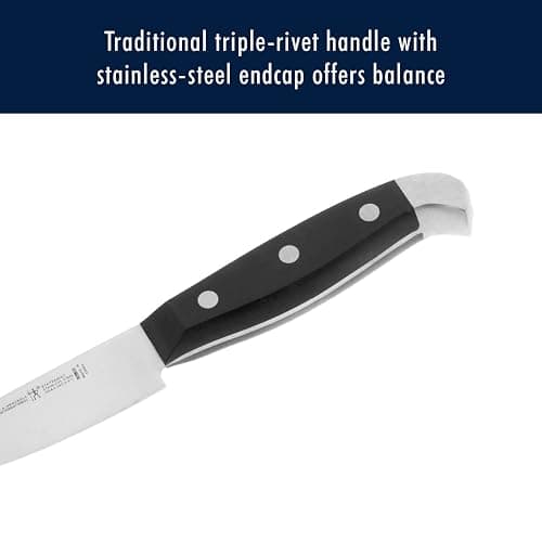 HENCKELS Premium Quality 15-Piece Knife Set with Block, Razor-Sharp, German Engineered Knife Informed by over 100 Years of Masterful Knife Making, Lightweight and Strong, Dishwasher Safe thumbnail 5