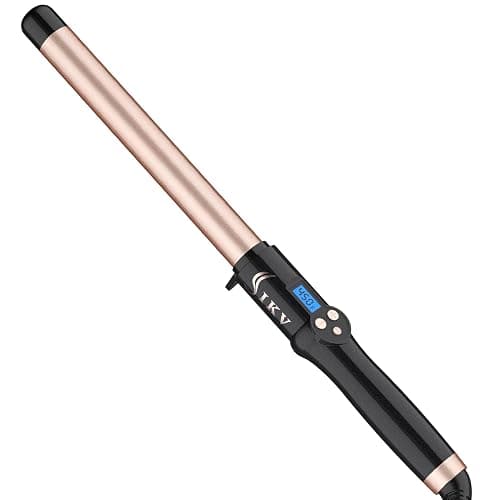 1 Inch Curling Wand Long Barrel, Dual Voltage Hair Curling Iron Wand Ceramic for Long Hair,10 Adjustable Temp - Image 1