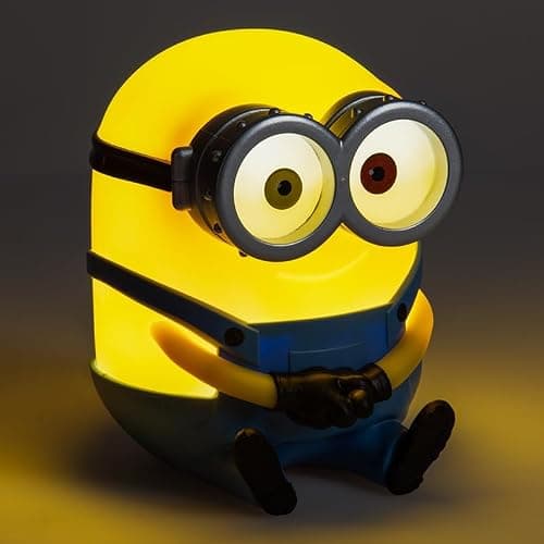Minions Bob Light, Officially Licensed LED Light Shaped Like Bob, Battery-Powered Home Decor, Perfect for Bedside Table or Shelf, Collectible for Fans of Despicable Me for All Ages | Paladone thumbnail 5