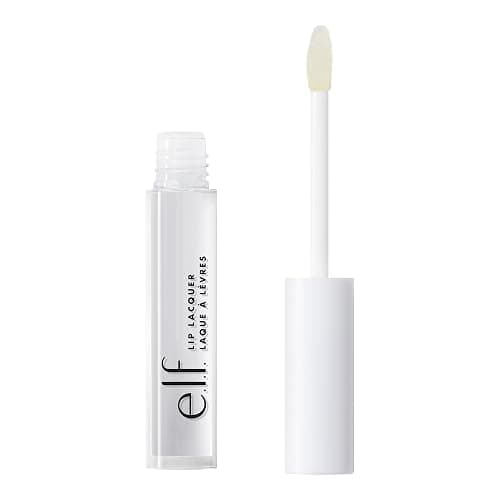 e.l.f. Lip Lacquer, Nourishing, Non-Sticky Ultra-Shine Lip Gloss With Sheer Color, Infused With Vitamins A & E, Vegan & Cruelty-Free, Clear - Image 1