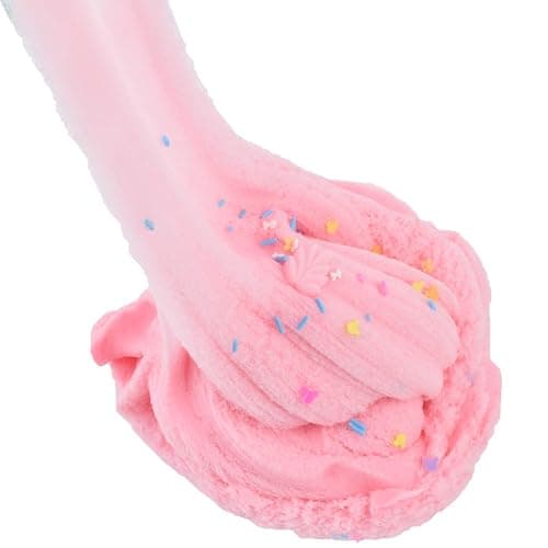 HUNDUN 2 Pack Cloud Slime Blue and Pink Supplies Stress Relief Toy Scented DIY Putty Sludge Toy Gifts for Girls and Boys (Blue&Pink) - Blue&pink thumbnail 5