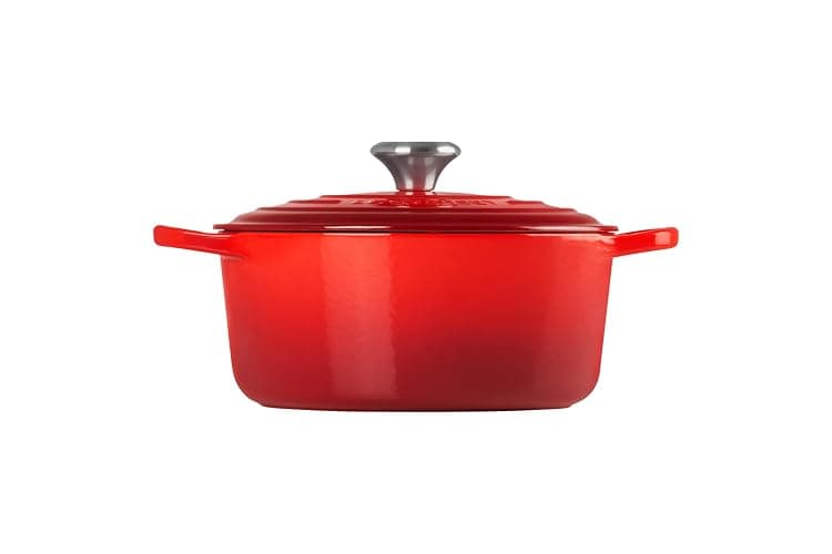 Le Creuset Enameled Cast Iron Signature Round Dutch Oven, 4.5 qt., Cerise thumbnail 5