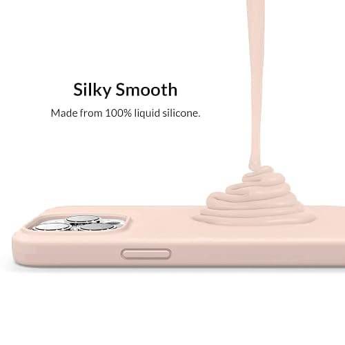 VELVET CAVIAR Compatible with iPhone 14 Pro Case MagSafe Silicone - Built-in Magnetic Ring - Microfiber Lining - [6ft Drop Tested] Protective Phone Cases for Women & Men (Blush Pink) thumbnail 3