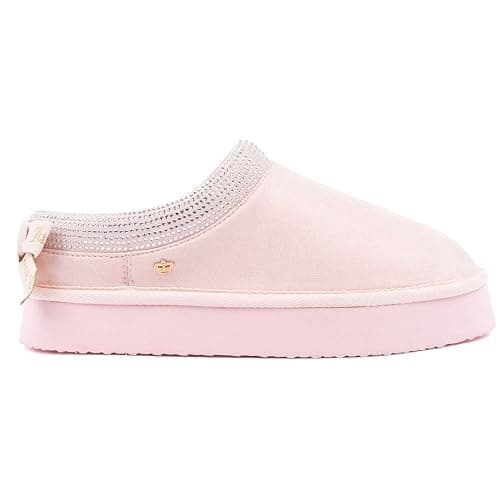 Juicy Couture Women's Cozy Slipper Mule – Plush Indoor Outdoor House Shoe with Memory Foam and Faux Fur Lining thumbnail 2