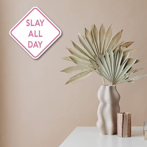 Preppy Room Decor, Slay All Day - Teen Girl Room Decor, 11" x 11" thumbnail 8
