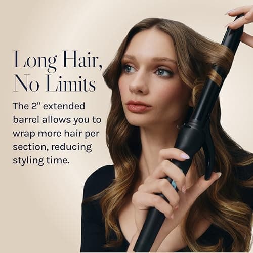 Bio Ionic Long Barrel Styler, 1" Extended Curling Iron with Moisture Heat Technology & NanoIonic MX, Verstatile Curling Wand with Longer Barrel Best for Medium Sized Defined Curls thumbnail 2