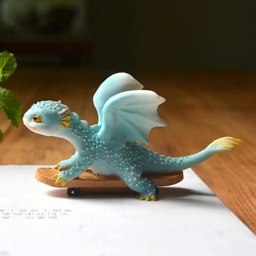 Gemmia Garden Miniature Fairy Dragon Figurine- Thinking Dragon thumbnail 2