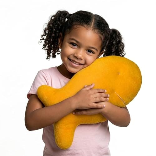 Snack Plushies Cheddar Fish Cracker Plush Toy – 10” Soft & Huggable Stuffed Animal Pillow – Cute Snack-Inspired Cuddly Gift for Kids & Adults thumbnail 3