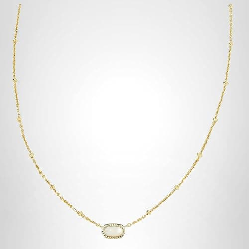 Kendra Scott Mini Elisa 14k Gold-Plated Satellite Short Pendant Necklace, Fashion Jewelry for Women thumbnail 6