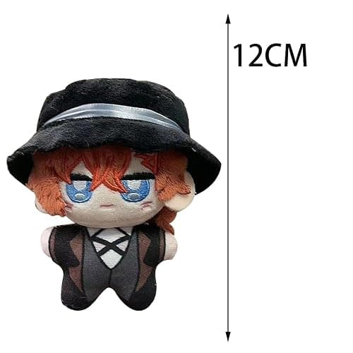 QAHEART BSD Plush Nakahara Chuuya Soft Figure Anime Plushies Stuffed Pillow Schoolbag Wallet Pendant Charm Mini Hug Pillow Decoration thumbnail 7
