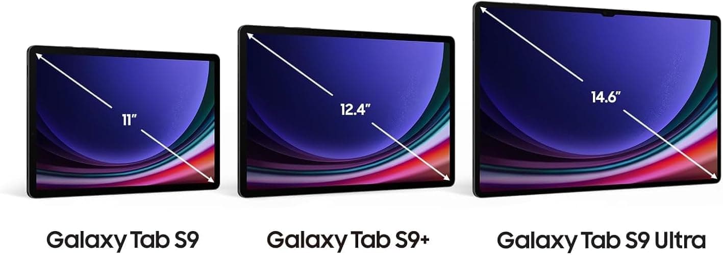 SAMSUNG Galaxy Tab S9 FE+ WiFi Android Tablet, 8GB RAM, 128GB Storage, S Pen Included(International Version) (Gray) thumbnail 3