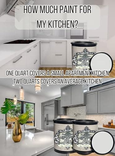ALL-IN-ONE Paint by Heirloom Traditions, Truffle (Warm Dark Brown), Gallon - Durable cabinet and furniture paint. Built in primer and top coat, no sanding needed. Includes our 30 featured color card. thumbnail 6