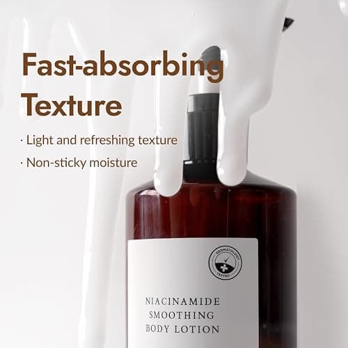 MIZON Niacinamide Smoothing Body Lotion AHA Vitamin C Hyaluronic Acid Smooth Korean Glowy skin Mild Exfoliation (300ml / 10.14 FL oz) thumbnail 3