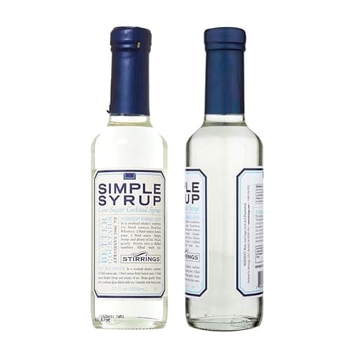 Stirrings Pure Cane Simple Syrup Cocktail Mixer, 12 ounce bottle | Pack of (1) | thumbnail 4