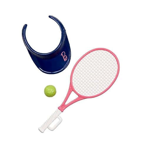 Barbie Careers Fashion Doll & Accessories, Made to Move Tennis Player Wearing Removable Outfit with Racket & Ball, 22 Bendable Joints - Doll thumbnail 5