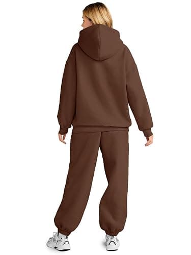 AUTOMET Womens 2 Piece Outfits Lounge Hoodie Sweatsuit Sets Plus Size Fall Fashion Clothes Airport Travel Pants Tracksuits thumbnail 3