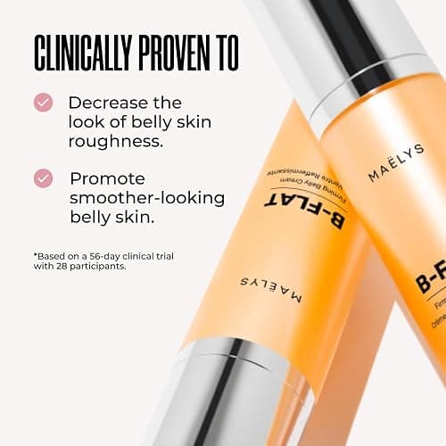 MAËLYS Cosmetics B-FLAT Belly Firming Cream - Stretch Mark, Tightening Belly Cream thumbnail 5