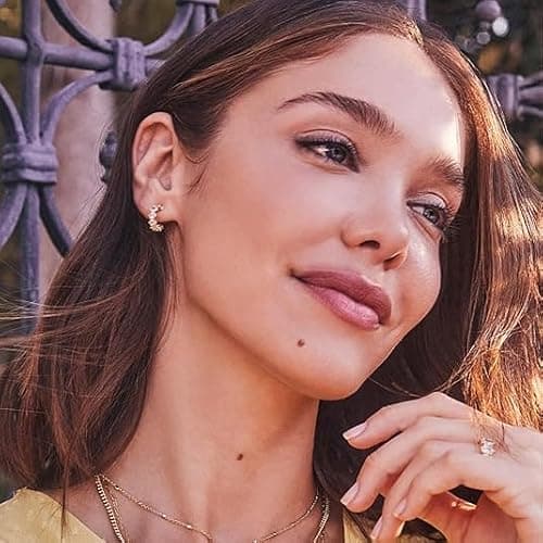 Kendra Scott Cailin Crystal Huggie Earrings, Fashion Jewelry For Women thumbnail 3