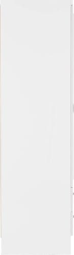 Seconique Nevada 4 Door 2 Drawer Wardrobe in White Gloss thumbnail 5