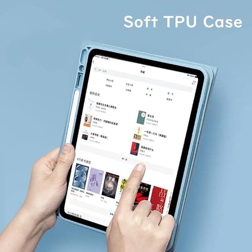 HENGHUI Keyboard Case for iPad mini 7 A17 Pro 2024/ iPad mini 6 2021 8.3 inch Keyboard Case Cute Round Key Color Keyboard Wireless Detachable BT Keyboard Cover,Yellow thumbnail 5