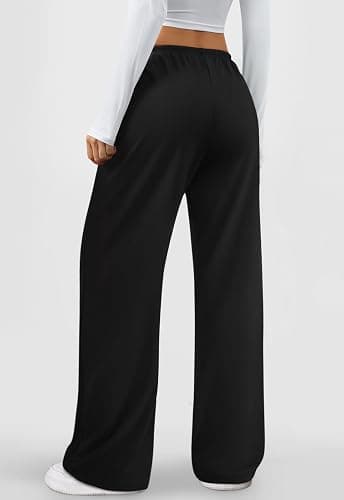 LYHIPSS Sweatpants Women Baggy Wide Leg Lounge Casual Pajama Sweat Pants thumbnail 2