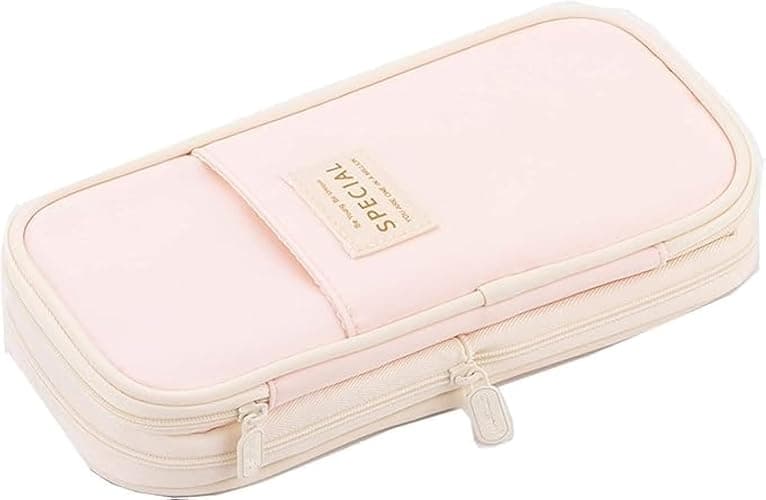 Arnuixty Large Storage Pencil Case Pen Bag with Zipper Big Capacity Pouch Organizer for Office Travel Holder Box thumbnail 2