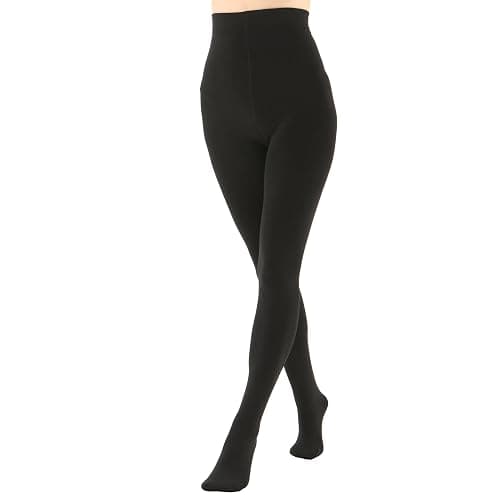 EVERSWE Women's Opaque Fleece Lined Tights, Thermal Tights - Image 1