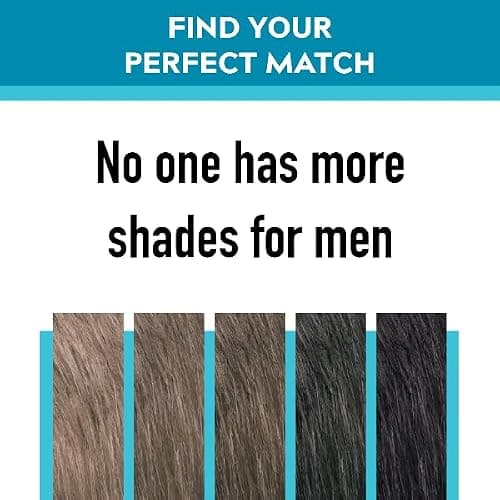 Just for men Moustache & Beard Dark Brown Dye, Eliminates Grey for a Thicker & Fuller Look M45 thumbnail 5