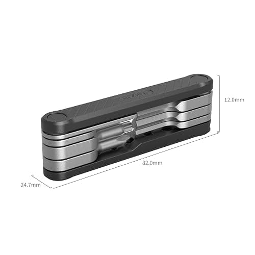 SMALLRIG Ensemble d'Outils Pliants avec Tournevis et Clés Hexagonales, Sept Outils Fonctionnels Inclus, Noir - 4681 thumbnail 8