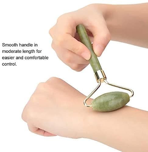 fuvooi Jade Gua Sha Facial Massager Set - 5 in 1 Skin Care Tools with Roller and Massager thumbnail 6