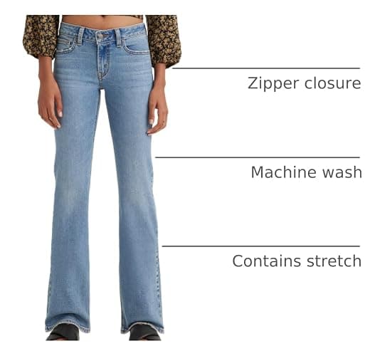 Levi's Womens Superlow Boot Jeans thumbnail 4