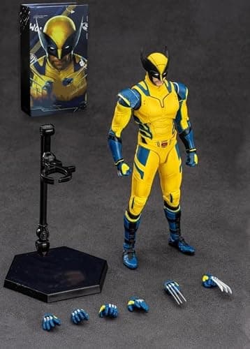 LonullyMege 7 inch Wolverine Movie Style Action Figure All Joints Movable Anime Toys|1/10 Scale Collectable Desktop Decoration with Lots of Accessories and Gift Set thumbnail 6