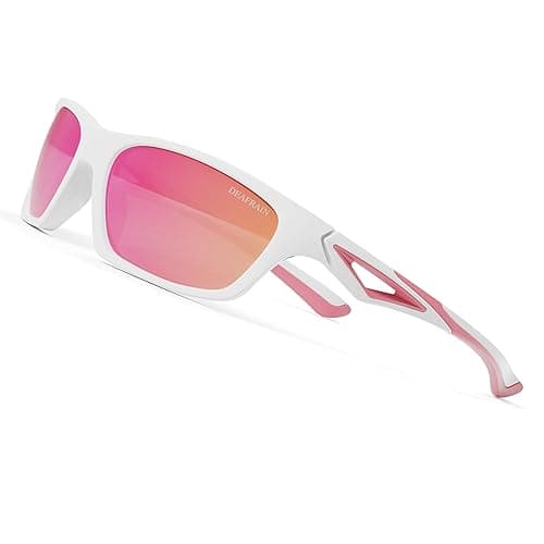 DEAFRAIN Kids Polarized Sunglasses TPEE Unbreakable Flexible Sport Glasses UV Protection for Boys Girls Age 3-7