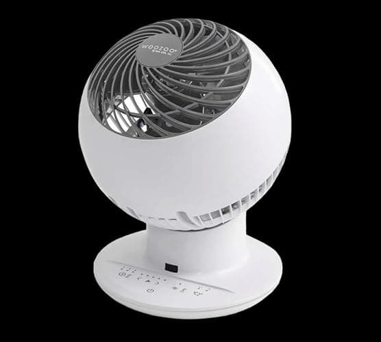 IRIS Woozoo Globe Multi-Directional 5-Speed Oscillating Fan [2024 Model], Small, White thumbnail 7