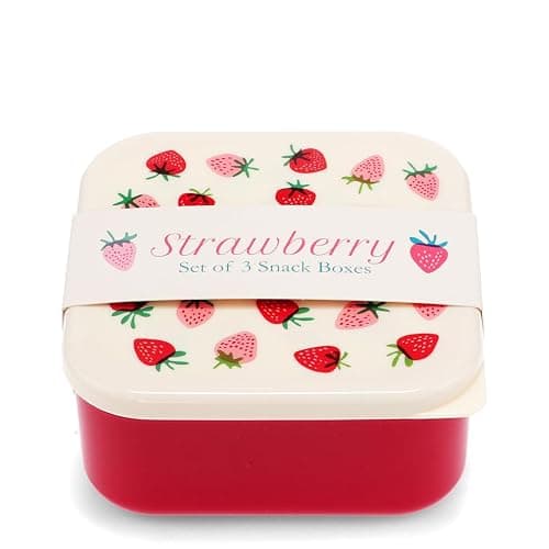 Rex London Snack Boxes (Set of 3) - Little Strawberry thumbnail 2