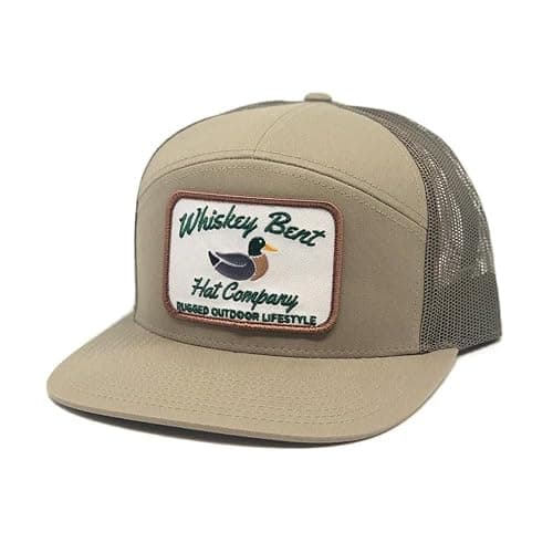 WHISKEY BENT HAT CO. Green Head Adjustable Snapback Outdoor Lifestyle Duck Hat - Image 1
