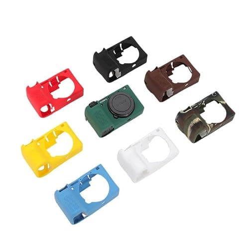 Camera Case for Sony Alpha A6100 A6300 A6400, Soft Silicone Protective Cover Housing Rubber Body Skin for Sony Alpha A6100 A6300 A6400 ILCE-6100 ILCE-6300 ILCE-6400 Digital SLR Camera Bag Pink thumbnail 7