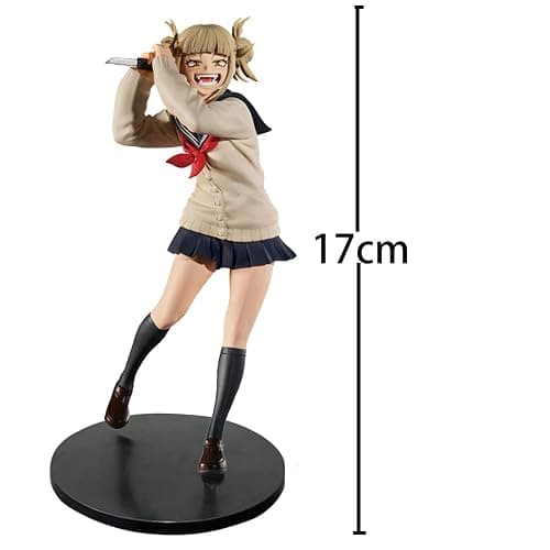 YLQANONG MHA Toga Himiko Figures Midoriya Izuku/Todoroki Shouto Anime Figure Statues Anime Action Figurine 17CM/6.69IN thumbnail 3